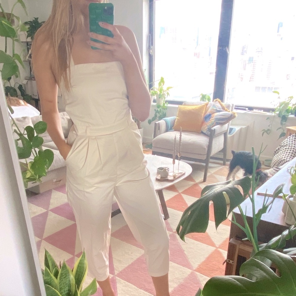 NWT BA&SH Chad criss-cross back jumpsuit - S